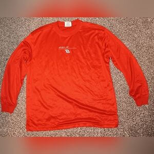 Vintage Chase Authentics Dale Jr Long Sleeve Embroidered Polyester Tshirt XL